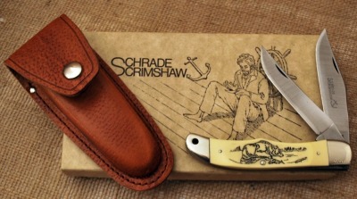 Schrade Scrimshaw Set