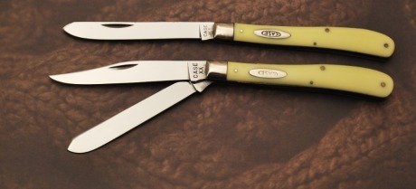 Two Case XX Yellow handles