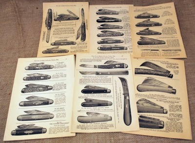 Cutlery Section of a Vintage Maher and Grosh catalog