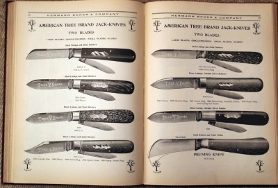 Boker 1906 hardcover catalog - 2