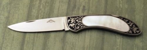 Warren Osborne handmade art folder engraved by legend Lynton McKenzie