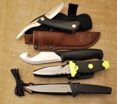 Four Outdoor Knives