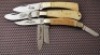 Smooth bone Japanese knives