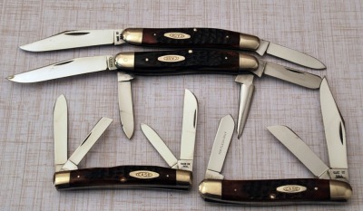 Four Case 1970's bone knives