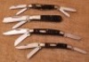 Four Case knives from 70's