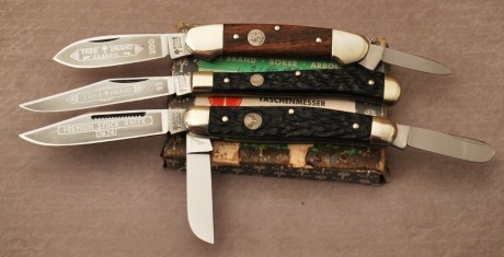 Three Boker Knives