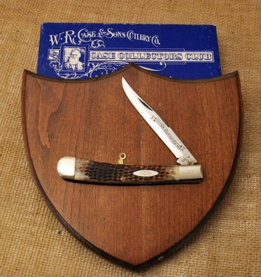Case Collectors Club 1981 with plaque