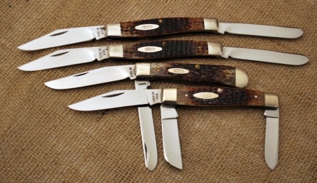 Four Case bone knives