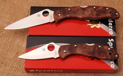 Spyderco Delica and Endura Zome