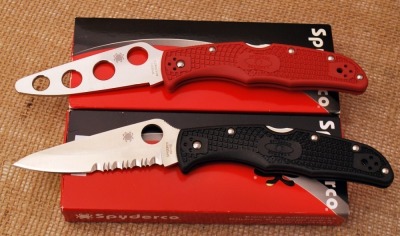 Spyderco Endura 4 & matching Trainer