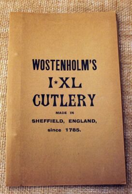 Original vintage IXL Sheffield England catalog