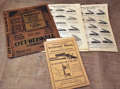 Ott-Heiskell catalog No. 28, from a time with a 3 digit phone number. Lot of Bokers and others.