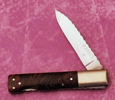 Mel Pardue Wood Lockback