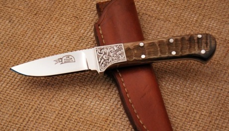 Jim Fuller Engrave Sheep horn hunter