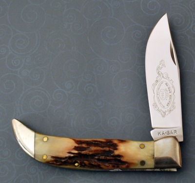 KA-BAR Stag Clasp Knife