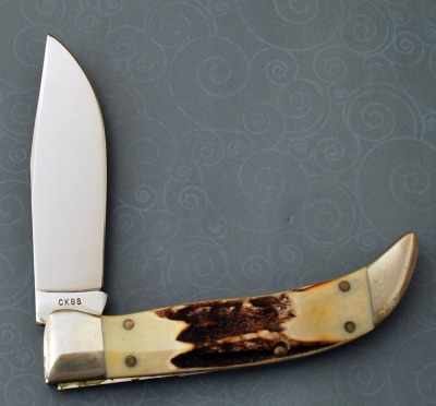 KA-BAR Stag Clasp Knife - 2