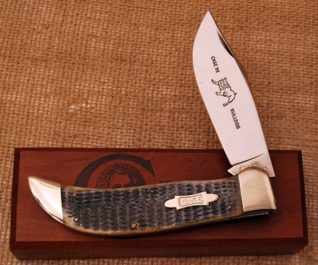 Case Classic jigged bone Clasp knife Bulldog