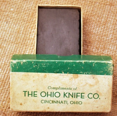 Ohio Knife Company promo whetstone - 8