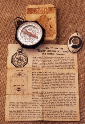 Scout Compass In Box with Paper plus 1