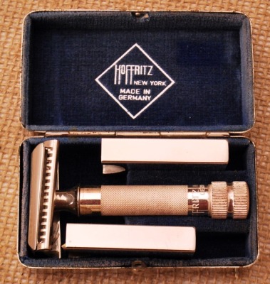 Hoffritz German safety Razor in metal box