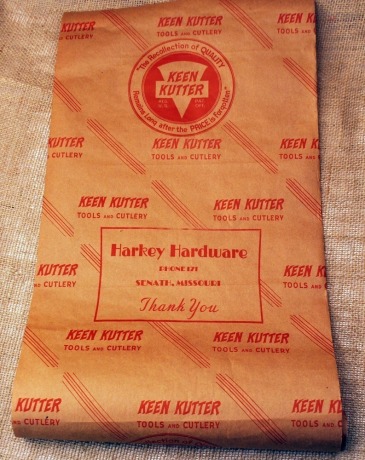 Rare Keen Kutter Wrapping Paper