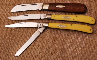 Three 70's dot knives