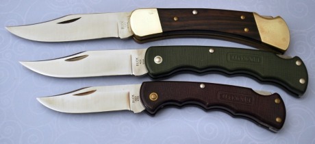 Trio of Buck knives