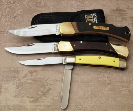 Three USA Shrade knives