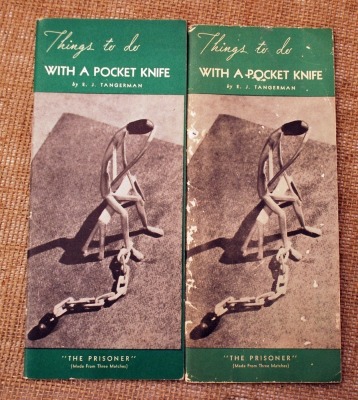 Two Copies of "Things to do with a Pocket knife"