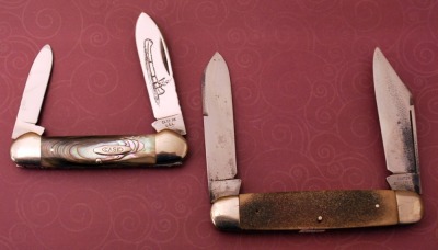 Pair of Rehandled Knives