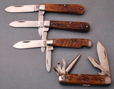 Four Jigged Bone Folders