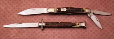 Two Kissing Crane Knives