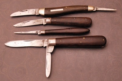 Four Holley Mfg. Co. knives - 2