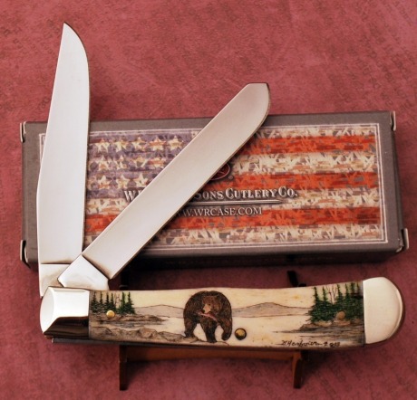 Gary Harbour Grizzly Bear Color Scrim Case Trapper