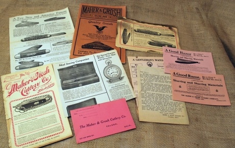 Maher & Grosh Catalog and Ephemera