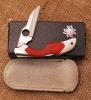 Spyderco Kiwi Coral handles - 2