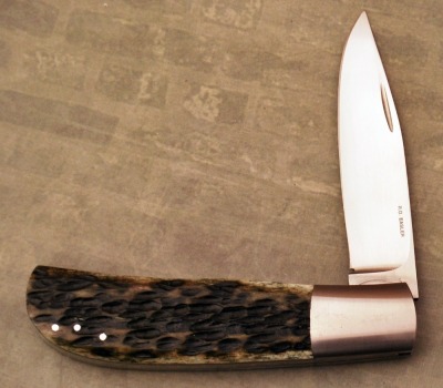 Russell Easler Jigged Bone Slipjoint