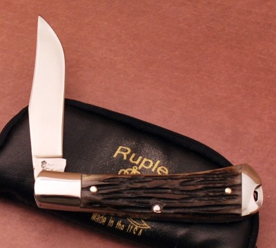 Queen Cutlery Ruple Trapper Bone - 2