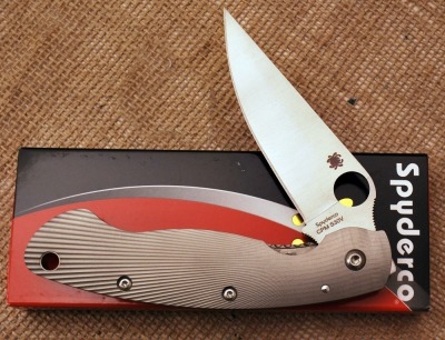 Spyderco Ti-Military Fluted