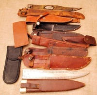 Group of Leather Sheaths