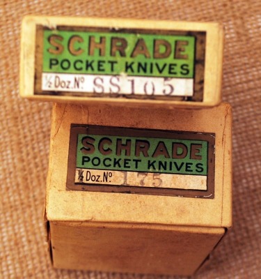 Two Schrade Boxes