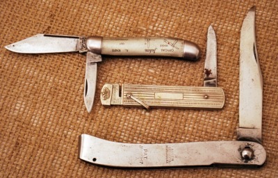 Hammer brand game knife, Allen patent, and Jet Corp