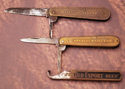 Two Jack Knives and a Bottle Opener