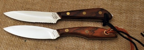 Two Grohmann DH Russell Belt Knives