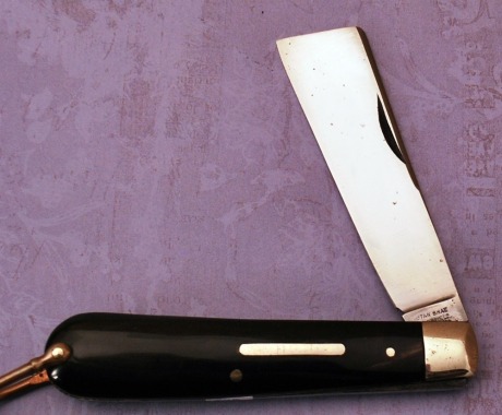 Stan Shaw Horn Navy Knife