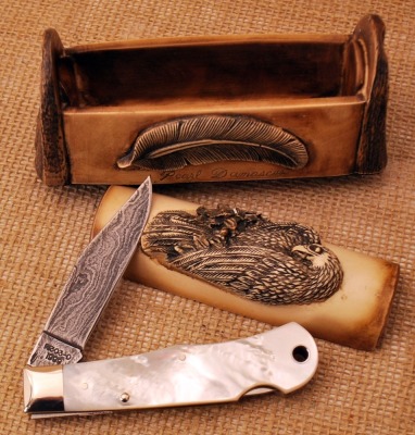 Remington Bullet Pearl and damascus - 2