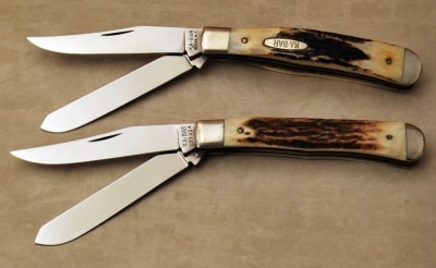 Two KA-BAR Stag Trappers