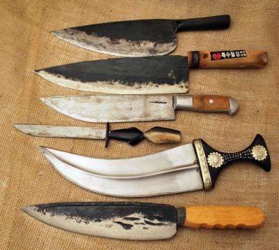 Six Ethnic Knives