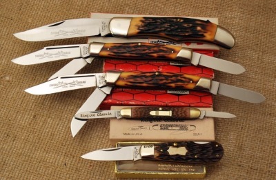 Group of Five Collectible Knives: Camillus & Genella