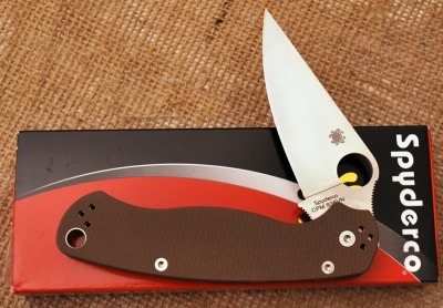 Spyderco Brown Paramilitary 2